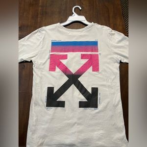 Offwhite fall/winter France 2019 blue/pink fade shirt